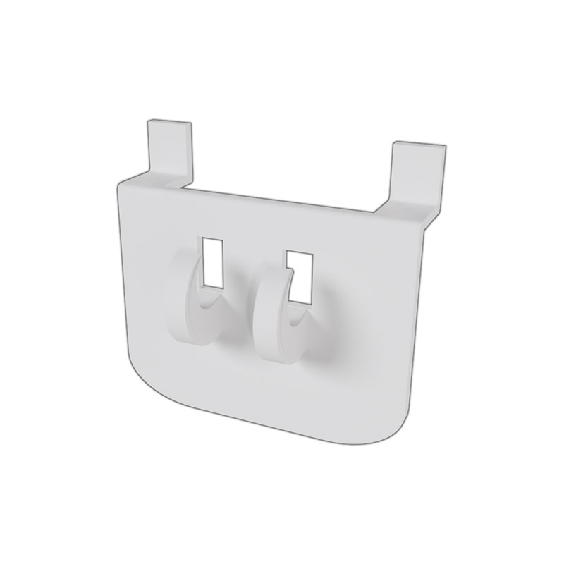 Основание для крючка в эконом-панель длина 100 мм EP-BACK DOUBLE HOOK-100 EPG