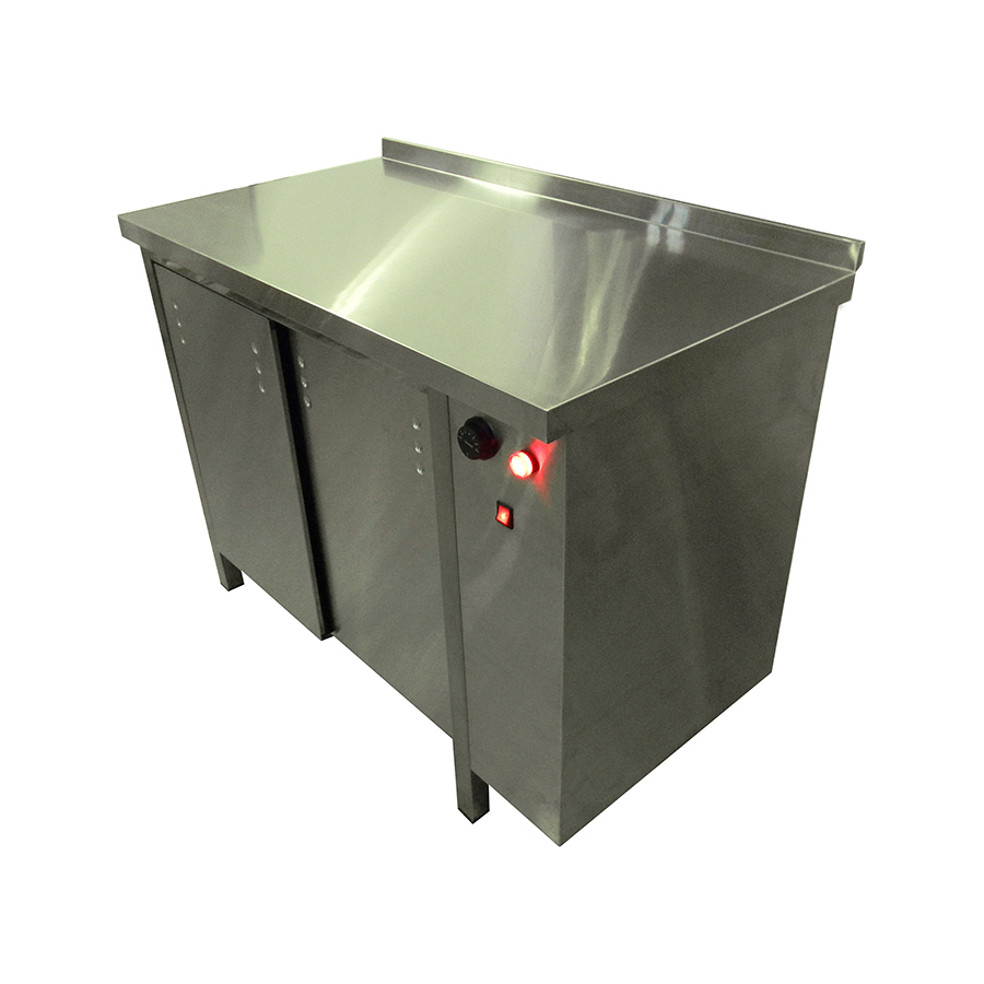 Стол-тумба ПРОФИ тепловой с бортом ЦМИ 1500x600x870